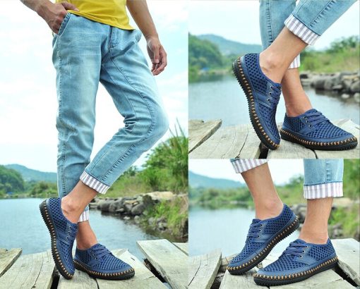 giày lội nước màu xanh dương