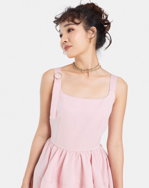 Mini Dress màu hồng ảnh 5