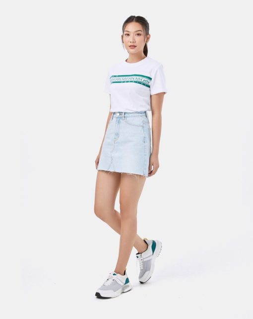 Mini Denim Skirt màu xanh nhạt