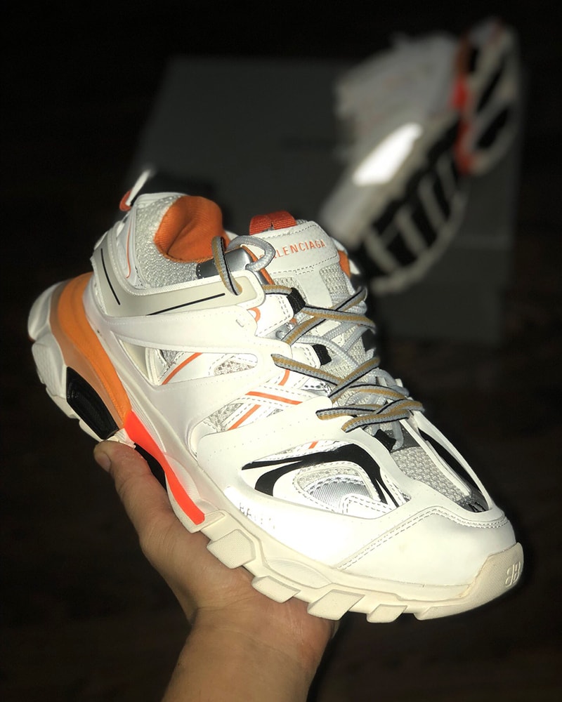 Balenciaga track 3.0 Orange phản quang