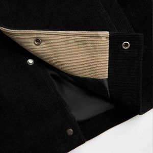 Vạt Áo khoác Jacket nhung tăm 2 lớp Nam ATINO Hàn Quốc AD3.8101 - 300