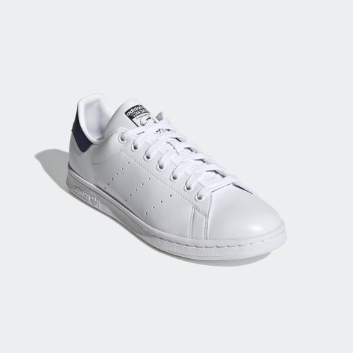 Má ngoài Giày Adidas Stan Smith trắng gót xanh navy FX550 – Chính hãng