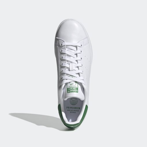 Mặt trên Giày Adidas Stan Smith trắng gót xanh lá FX5502 - Chính hãng
