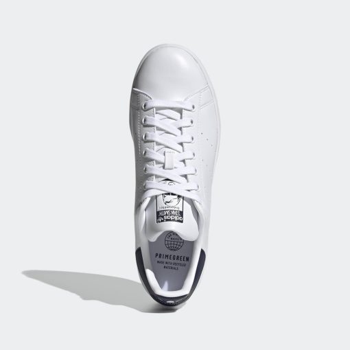 Mặt trên Giày Adidas Stan Smith trắng gót xanh navy FX550 – Chính hãng