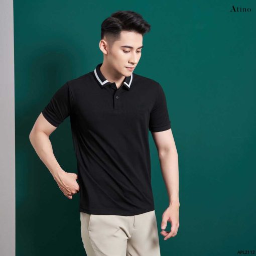 Áo Polo Nam NELI ATINO viền cổ thanh lịch PL4.3036 mặc xuông