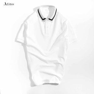Áo Polo Nam NELI ATINO viền cổ thanh lịch PL4.3036 màu trắng - 300