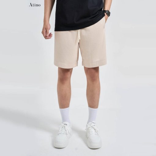 Mẫu Quần short nam trơn Atino chất liệu polyester L.3.1661