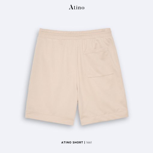 Mông Quần short nam trơn Atino chất liệu polyester L.3.1661