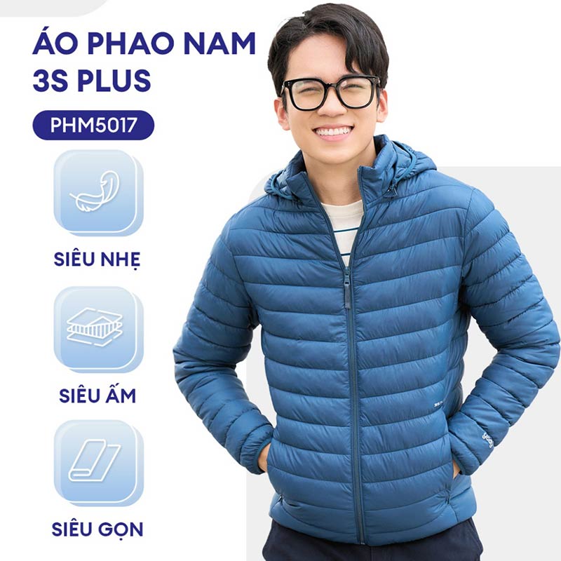 Áo phao nam 3S Plus Yody