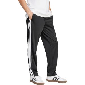adidas Men's 3-Stripes Tricot Opem Hem Track Pants Black 2