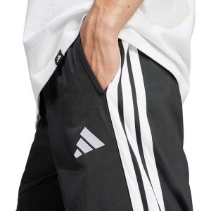 adidas Men's 3-Stripes Tricot Opem Hem Track Pants Black 4 - 300