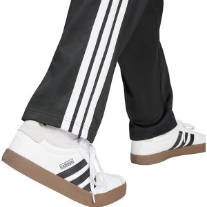 adidas Men's 3-Stripes Tricot Opem Hem Track Pants Black 5 - 300