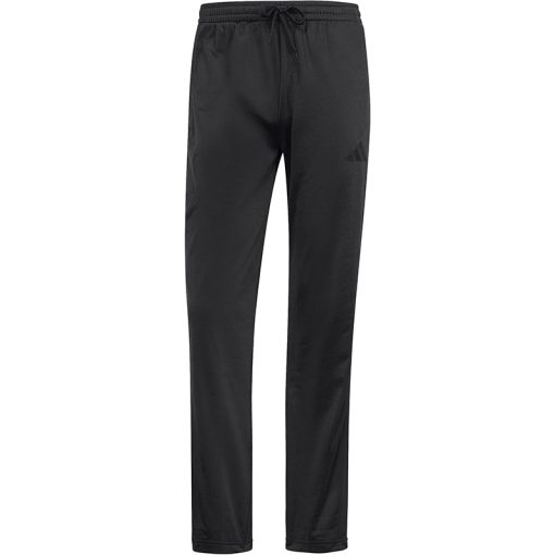 Adidas Men's 3-Stripes Tricot Opem Hem Track Pants Full Black 2