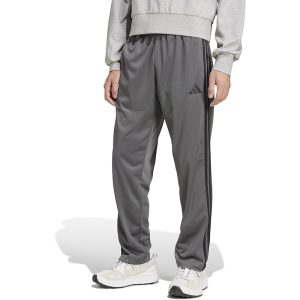 Adidas Men's 3-Stripes Tricot Opem Hem Track Pants Grey