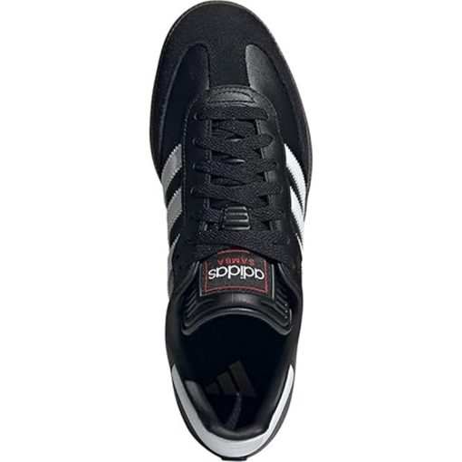 Adidas Unisex-Adult Samba Indoor Sneaker Black White 3