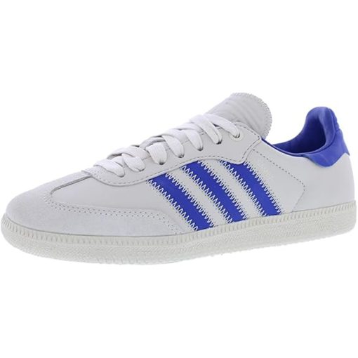 Adidas Unisex-Adult Samba Indoor Sneaker Navy/Aluminum 2