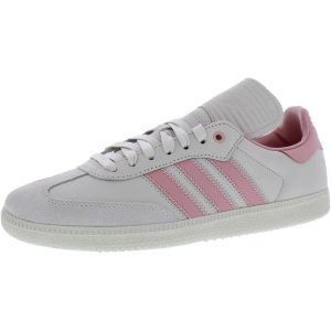 Adidas Unisex-Adult Samba Indoor Sneaker White/Pink 3 - 300