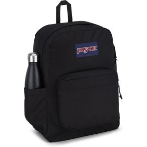JanSport Superbreak Backpack Black: Water Bottle Bag - 300