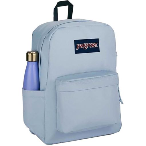 JanSport Superbreak Backpack Blue Dusk: Water Bottle Bag