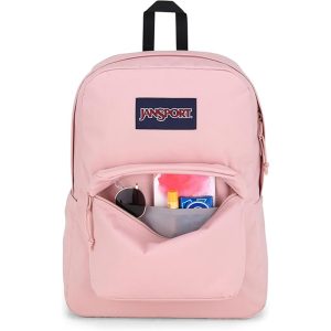 JanSport Superbreak Backpack Misty Rose: utilities