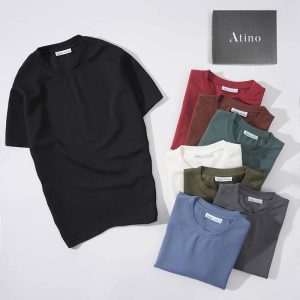 Áo Phông Nam Trơn Cổ Tròn ATINO Form Fitted AP8.2015 nhiều màu