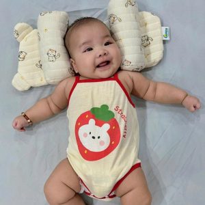 Gối Chặn Định Hình Đầu Cho Bé Sơ Sinh BAFABY Vỏ Đỗ Hạn Chế Vi Khuẩn 9 - 300
