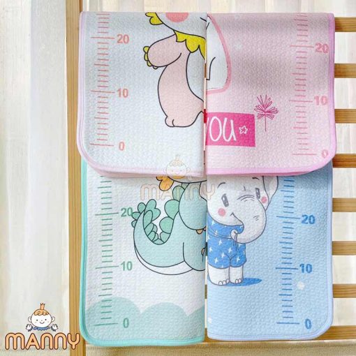 Tấm Lót 4D Chống Thấm Cho Bé Organic Manny 4 Lớp, Boona 3 Lớp 4