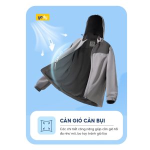 Áo khoác gió nam Yody 3C Promax cản gió cản bụi giữ ấm MCJA25F091 9 - 300