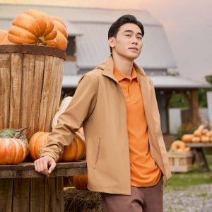 Áo khoác gió nam YODY cao cấp chống bụi chống nắng MCWC25F049 2