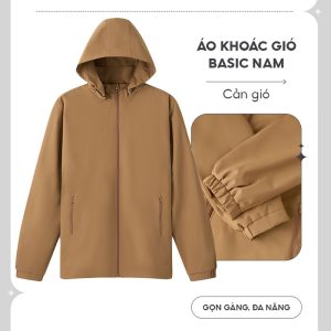 Áo khoác gió nam YODY cao cấp chống bụi chống nắng MCWC25F049