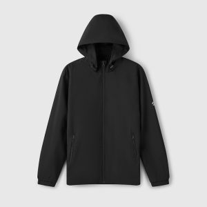 Áo khoác gió nam YODY cao cấp chống bụi chống nắng MCWC25F049 màu đen - 300