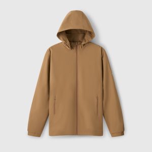 Áo khoác gió nam YODY cao cấp chống bụi chống nắng MCWC25F049 màu nâu - 300