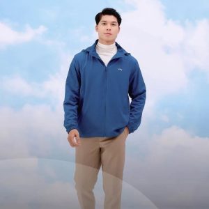Áo khoác gió nam YODY thông minh trượt nước cản bụi AKM5041