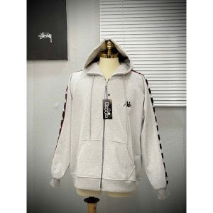 Áo Khoác Hoodie Zip Kappa Dệt Tay Thêu Ngực Nỉ Chân Cua Dày Dặn Full Tem Tag Mạc 4 - 300