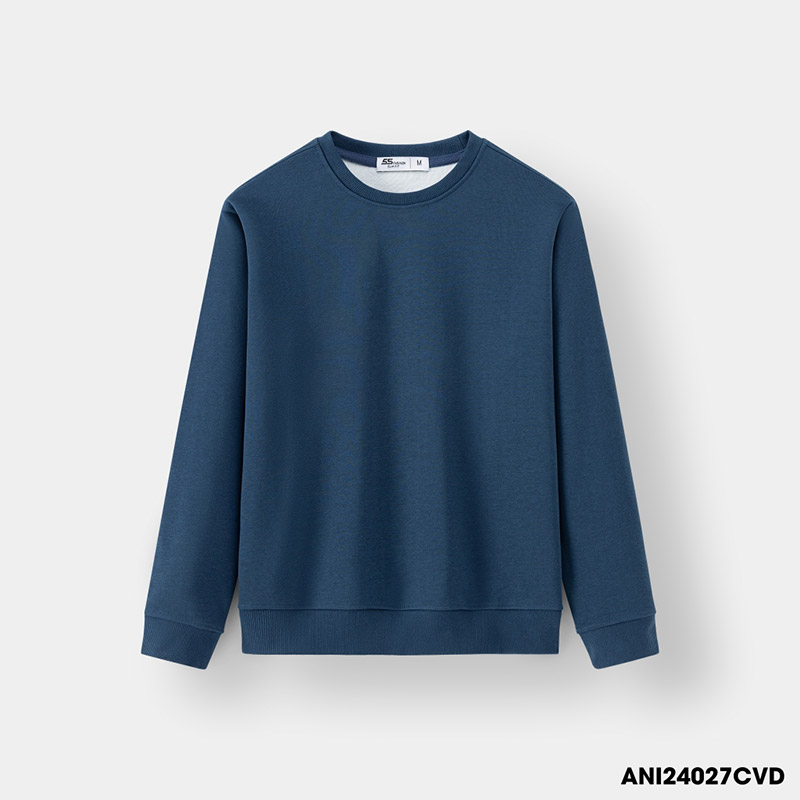 Áo Nỉ Nam Thu Đông 5S FASHION Countdown S-WARM (M0ANI25013-24027) màu cổ vịt đậm Áo Nỉ Nam Thu Đông 5S FASHION Countdown S-WARM (M0ANI25013-24027) màu cổ vịt đậm