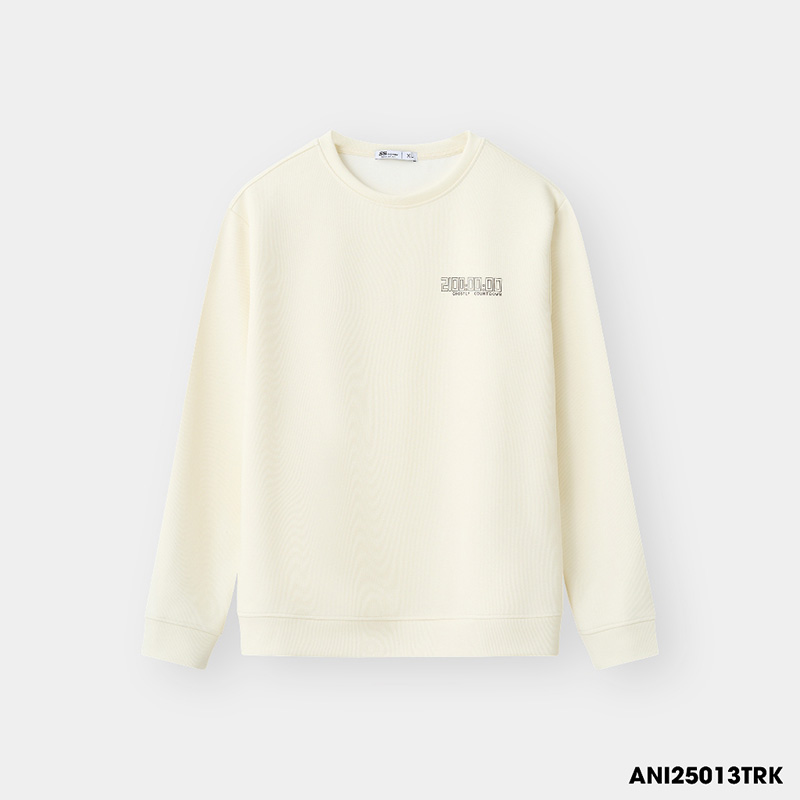 Áo Nỉ Nam Thu Đông 5S FASHION Countdown S-WARM (M0ANI25013-24027) màu kem Áo Nỉ Nam Thu Đông 5S FASHION Countdown S-WARM (M0ANI25013-24027) màu kem