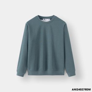 Áo Nỉ Nam Thu Đông 5S FASHION Countdown S-WARM (M0ANI25013-24027) màu rêu đậm - 300