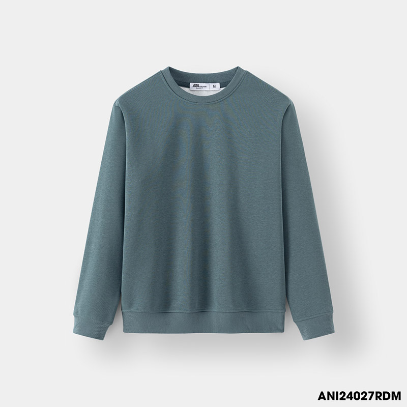 Áo Nỉ Nam Thu Đông 5S FASHION Countdown S-WARM (M0ANI25013-24027) màu rêu đậm Áo Nỉ Nam Thu Đông 5S FASHION Countdown S-WARM (M0ANI25013-24027) màu rêu đậm