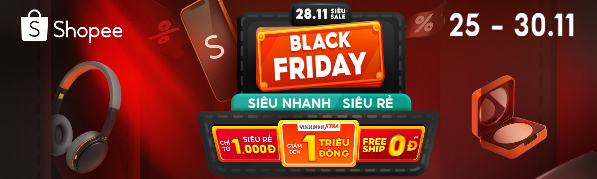 Banner shopee black friday 28/11/2025