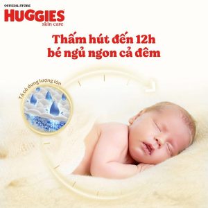 Combo 2 Tã/bỉm dán sơ sinh Huggies Skin Perfect S 80+2 miếng 6 - 300