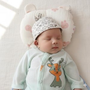 Gối Sơ Sinh Chống Bẹp Đầu Hahuma – Gối Lõm Vải Xô Muslin Mềm Mịn Cho Bé Ngủ Ngon 4 - 300