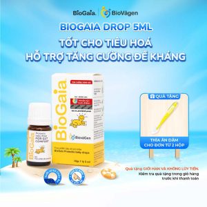 Men vi sinh BioGaia ProTectis Drops 5ml cải thiện hệ tiêu hóa xuất xứ Thụy Điển quà tặng - 300