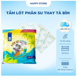 Miếng lót sơ sinh Mipbi 30 miếng cao cấp lót phân su an toàn