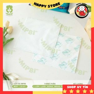 Miếng lót sơ sinh Mipbi 30 miếng cao cấp lót phân su an toàn 5 - 300