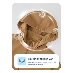 Mũ Áo khoác gió nam YODY cao cấp chống bụi chống nắng MCWC25F049 - 300
