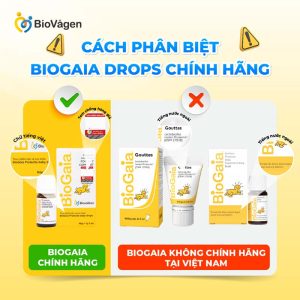 Phân biệt Men vi sinh BioGaia ProTectis Drops 5ml thật giả - 300