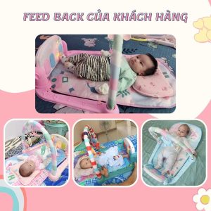 Thảm đàn 9BABY Piano nằm chơi nhạc hình thú ngộ nghĩnh cho bé 6 - 300