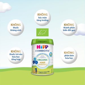 Sữa bột công thức HiPP 1 Organic Combiotic 800g bổ sung DHA trực tiếp. 2