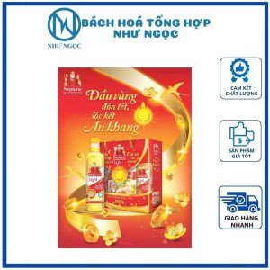 Dầu ăn Neptune Light 1L (2 Chai 1L + Hạt Nêm 200g) 5 - 300