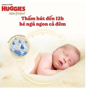 Tã Bỉm Quần Sơ Sinh Huggies Skin Perfect S46+6/M98+4/L88+4/XL72+4/XXL64+4 Miếng Cho Bé 4-8kg 2